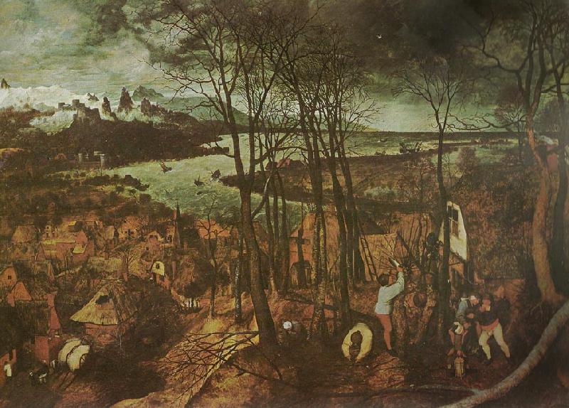 Pieter Bruegel den dystra dagen,februari oil painting image